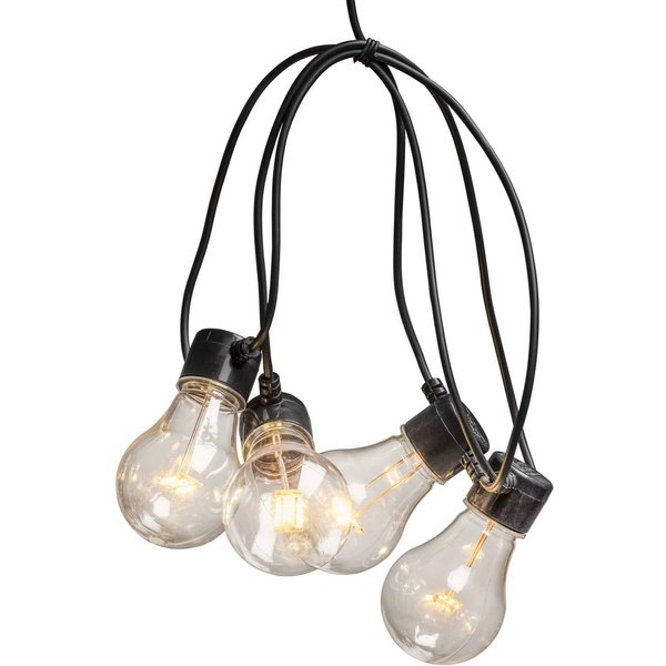 LED-Lichterkette Biergarten Basis-Set, bernstein