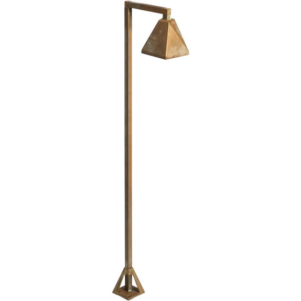 LED-Wegeleuchte Silva Edge, 100 x 19 cm, messing antik