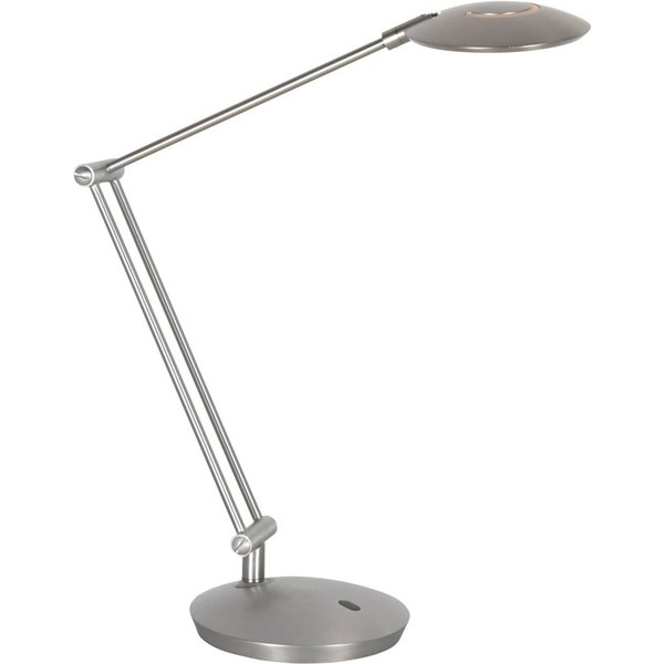 LED-Schreibtischlampe Zenith 2, stahl, CCT, Fernbedienung