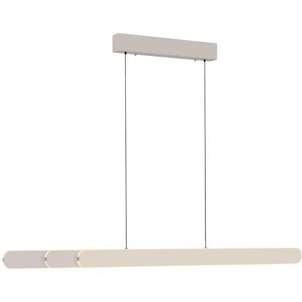 LED-Hängelampe ADRIANA ROUND, beige, Länge 160 cm Metall CCT