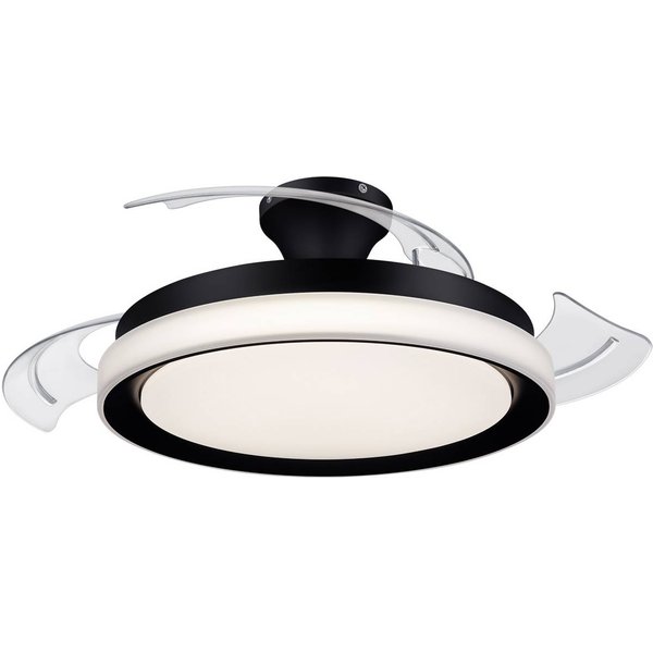 Philips LED-Deckenventilator Bliss schwarz/weiß, DC, leise