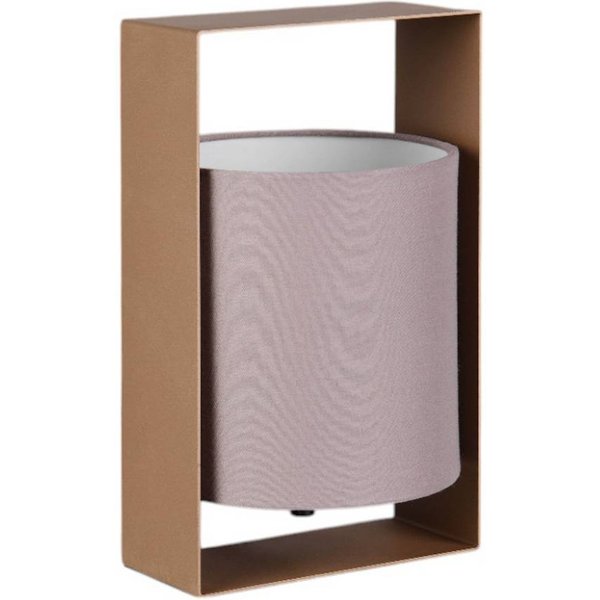 Tischleuchte Pail, coffee, Metall, Höhe 27 cm