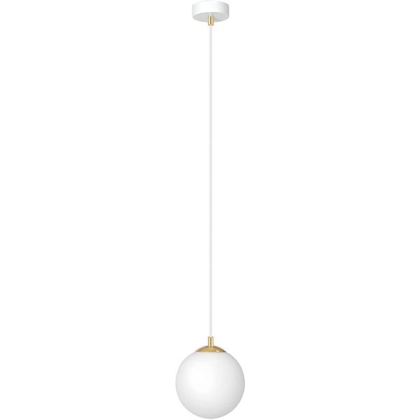 Hängeleuchte Royal, opalweiß/weiß, Glas, E14