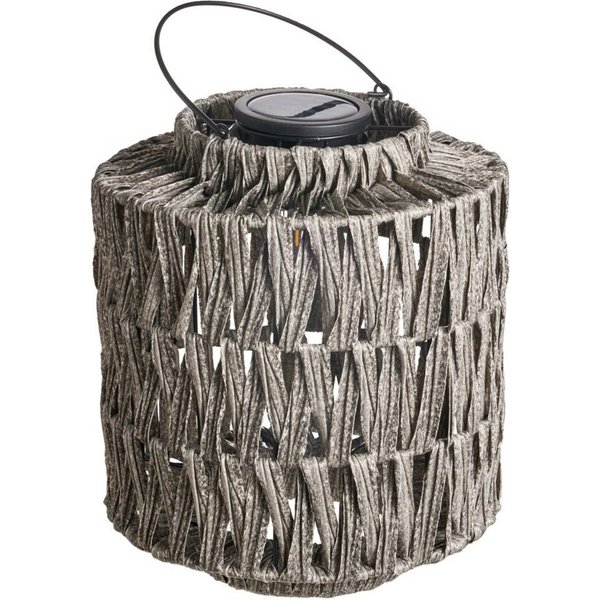 Pauleen LED-Solarleuchte SUNSHINE TWINKLE, grau, 29 cm, IP44