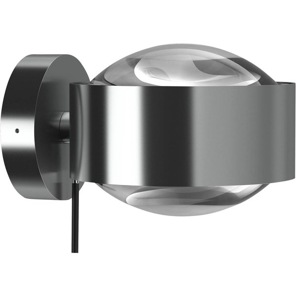 Puk Maxx Wall+ LED, Linsen klar, chrom matt
