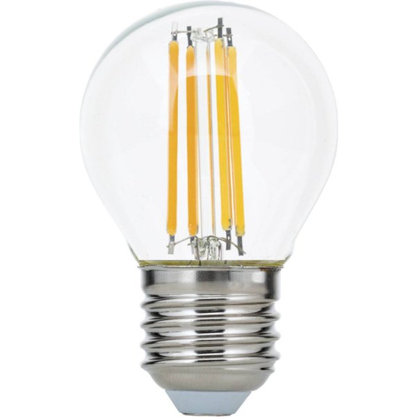LED-Leuchtmittel Filament E27 G45 klar 6W 827 720lm dimmbar