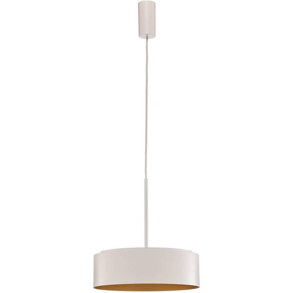 BEGA LED-Hängeleuchte Studio Line, Ø 36 cm, weiß-gold, DALI