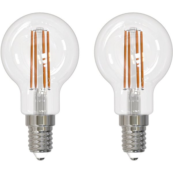 Arcchio LED-Leuchtmittel Filament E14 G45, 2er-Set, 3000 K