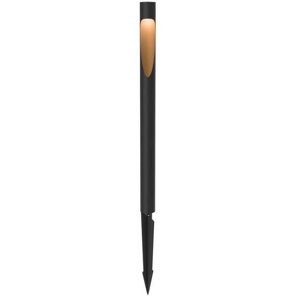 Louis Poulsen Flindt Wegelampe, 827, schwarz, 70cm, Buchse