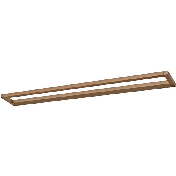 LED-Wandlampe PURE Puro, bronze, Breite 100cm, Alu, Dimmer