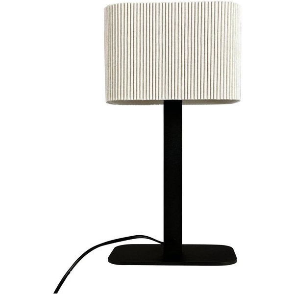 Dyberg Larsen Tischlampe Calix, naturweiß, Höhe 39 cm