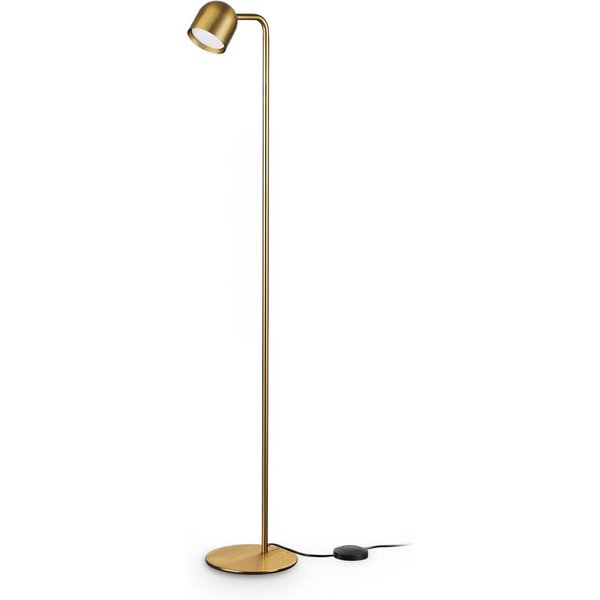 Ideal Lux Stehlampe Dodo messing Höhe 118 cm, Metall, Dimmer