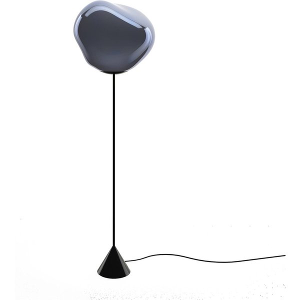 Tom Dixon LED-Stehlampe Melt Cone Slim, rauchgrau, 180 cm