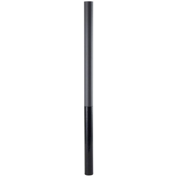 KLEWE Mast für Solarleuchten, anthrazit, Höhe 250 cm, Alu