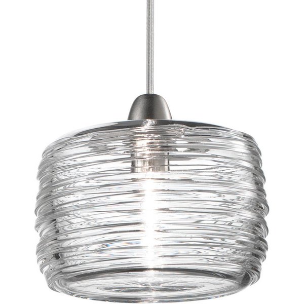 LED-Pendellampe Damasco klar Ø 12 cm