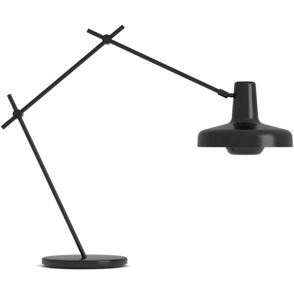GRUPA Arigato Tischlampe, dreiteiliger Arm schwarz