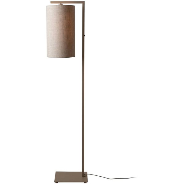 IT'S ABOUT ROMI Stehlampe Boston, Ø25cm, hellgrau/sandfarben
