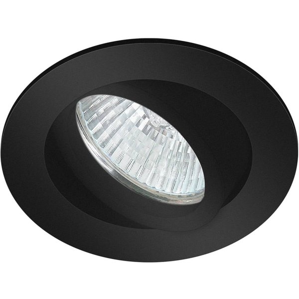 Arcchio Downlight Zyron, schwarz, Ø 8,2 cm