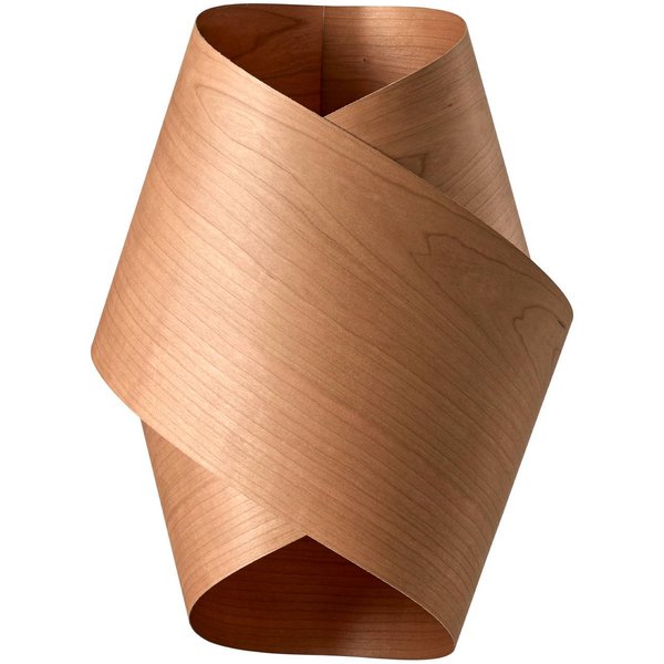 LZF Wandlampe Orbit, kirschholzfarben, Breite 19 cm, Holz