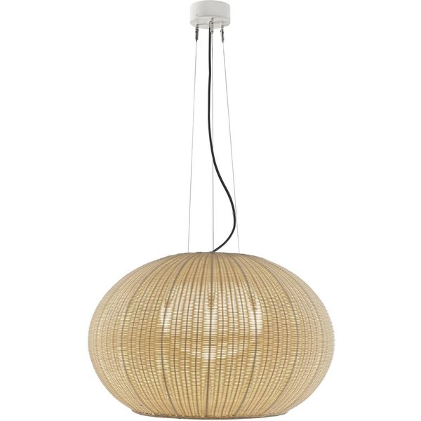 Bover LED-Außen-Hängelampe Garota, weiß/elfenbeinfarben