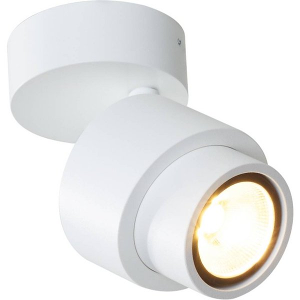 LED-Strahler BRUSH, weiß, Ø 7 cm, Metall, dimmbar, 2.700 K