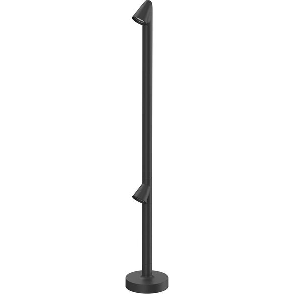 FLOS Walkstick 2 Double Wegeleuchte 2.700K schwarz