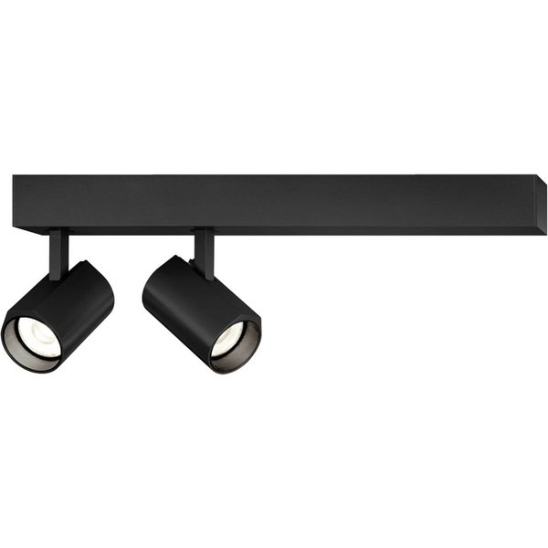 WEVER & DUCRÉ LED-Deckenstrahler Ceno schwarz 2.700 K 2-flg.