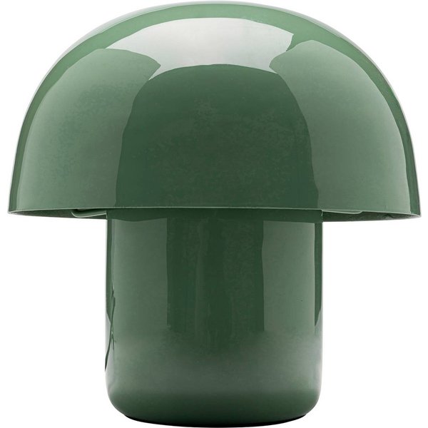KARE Tischleuchte Mushroom, salbeigrün, Metall, 20 cm, E14