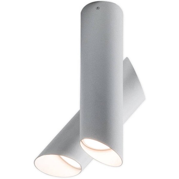Nemo Tubes LED-Deckenleuchte zweiflammig weiß/weiß