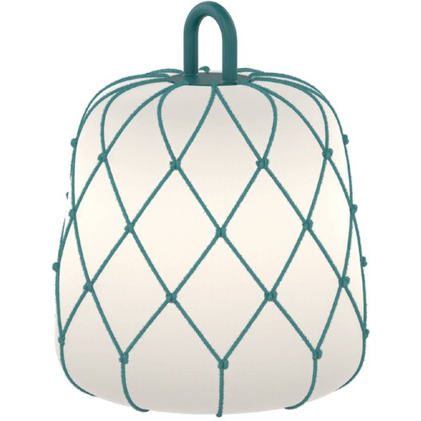 WEVER & DUCRÉ Lampenschirm Costa 2.0, Seil, blau