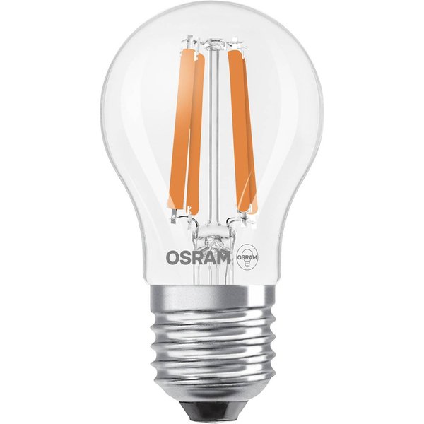 OSRAM LED-Leuchtmittel Tropfen E27 1,2W Filament 4000K 255lm