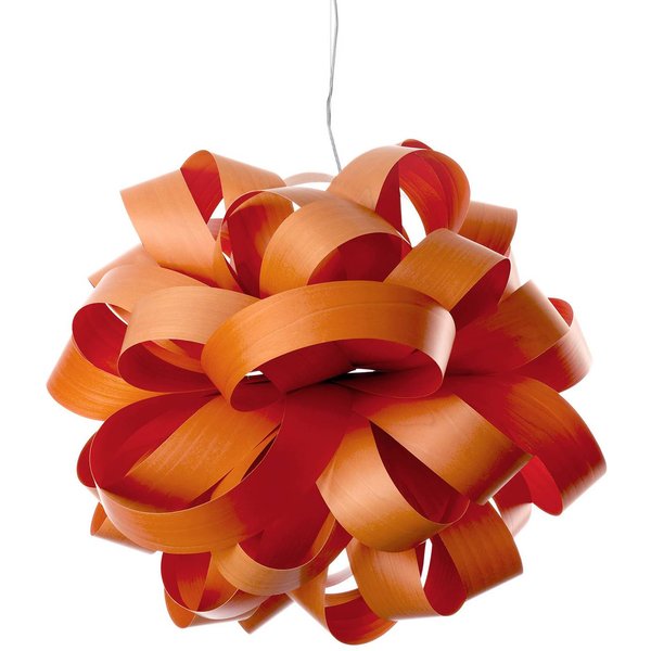 LZF Agatha Ball Hängeleuchte, 84x80cm, orange