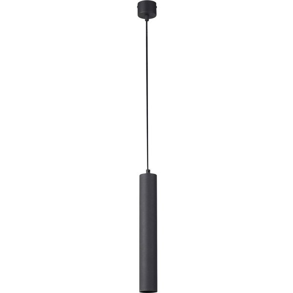 Hängeleuchte DANTE, schwarz, 1-flammig, Ø 6 cm, Metall, GU10