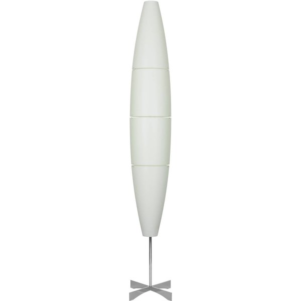 Foscarini Havana Stehleuchte mit Dimmer, alu/weiß