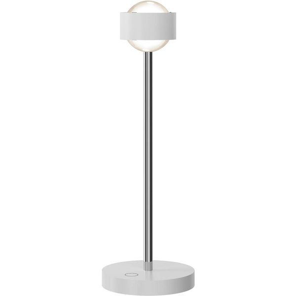 Puk! 80 Eye Table LED Linsen matt, weiß matt/chrom
