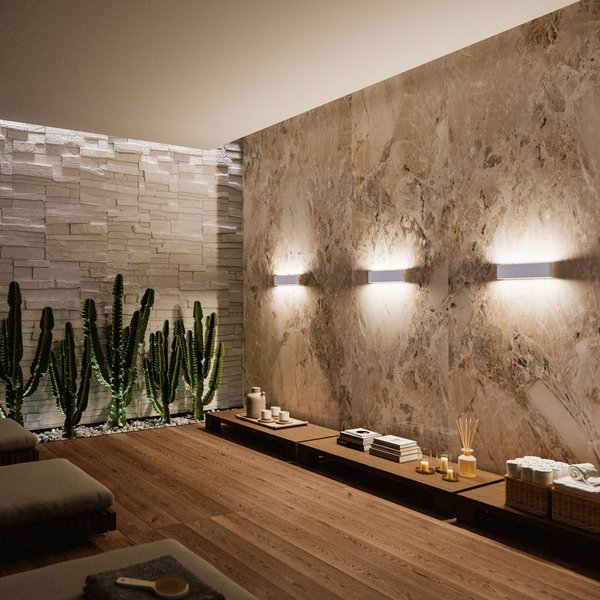 LED-Wandleuchte Satori, Breite 30,5 cm, weiß, 2.700 K, Alu