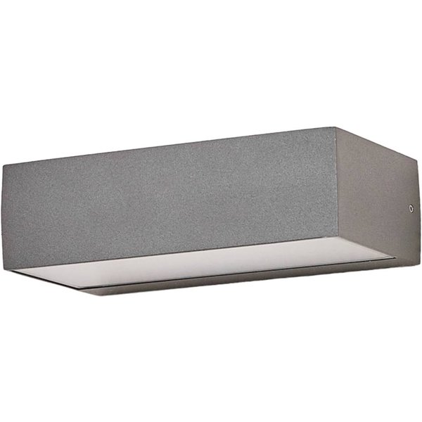 Lucande LED-Außenwandlampe Lissi, 21 cm, anthrazit, IP54