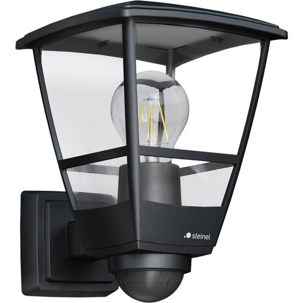 STEINEL L 10 S Außenwandlampe mit Sensor schwarz