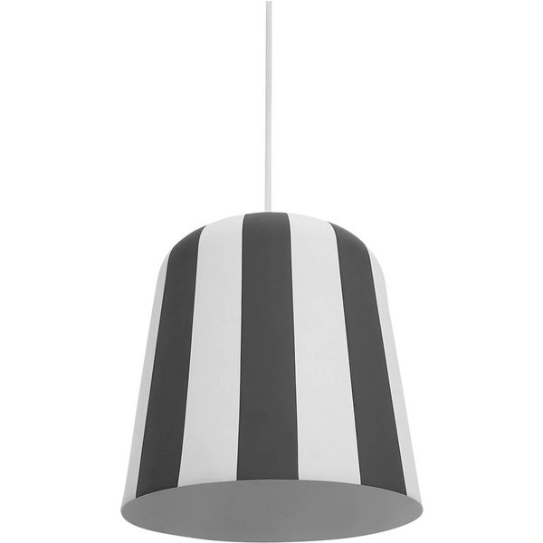 Dyberg Larsen Pendellampe Gry, grau/weiß, Ø 20 cm, Metall