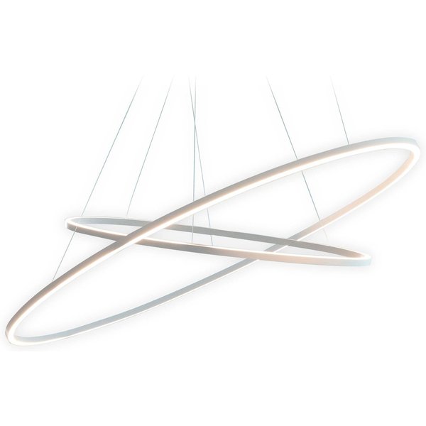 Nemo Ellisse Double Hängelampe 2700K aluminium