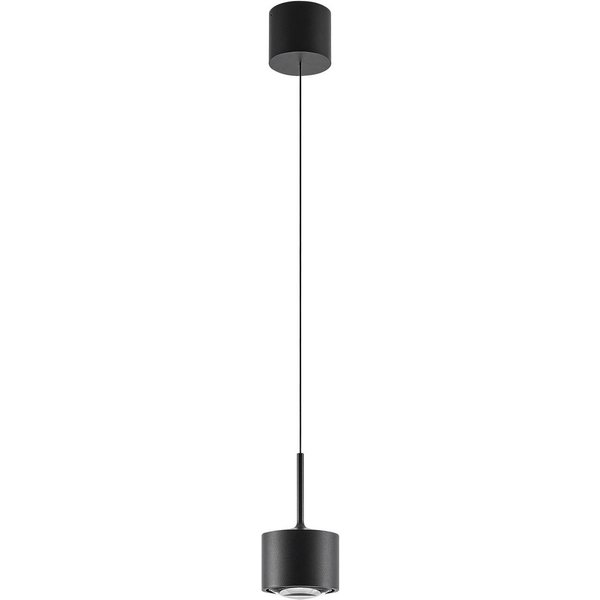 LED-Hängeleuchte MAG MINI, schwarz, Ø 9 cm, CCT, dim, Metall
