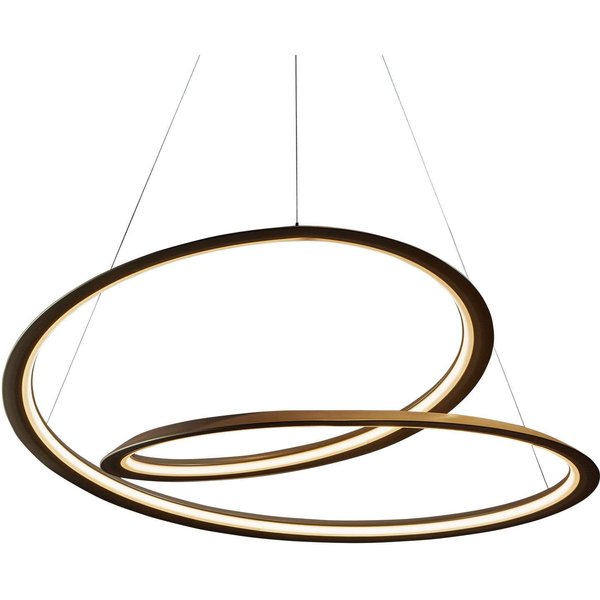 Nemo Kepler Hängelampe 2.700K Down Ø84cm gold