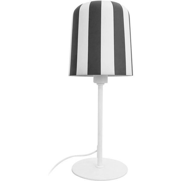 Dyberg Larsen Tischlampe Gry, grau/weiß, Höhe 49,5 cm