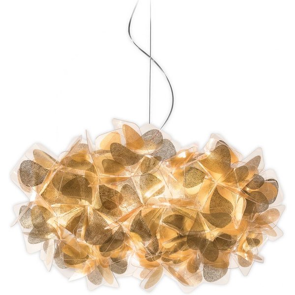Slamp Hängeleuchte Clizia Mama Non Mama, Ø53cm, gold/klar