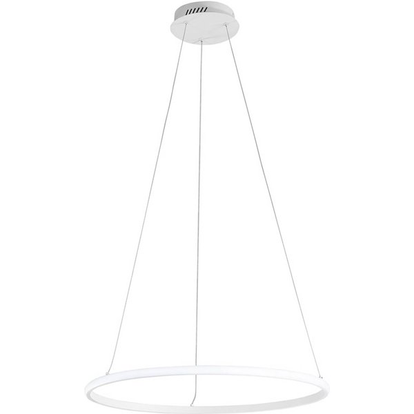 LED-Pendellampe Axis, Ø 60 cm, weiß, Metall, CCT