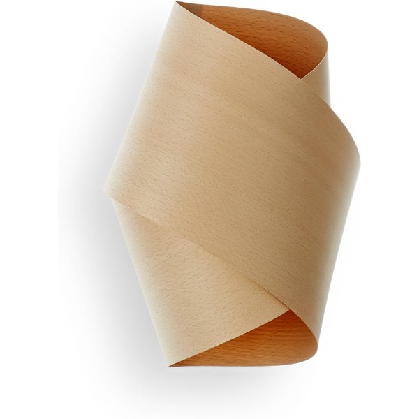 LZF Wandlampe Orbit, buchefarben, Breite 19 cm, Holz