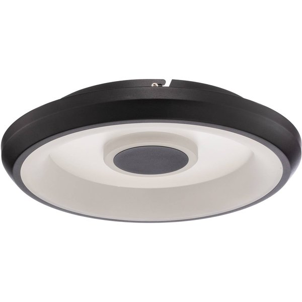 Lindby Smart Lynden LED-Deckenlampe Ø 38 cm schwarz RGB Tuya