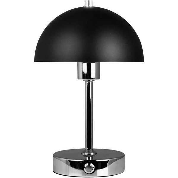 Dyberg Larsen LED-Akku-Tischlampe Malmö, Höhe 23 cm, Metall
