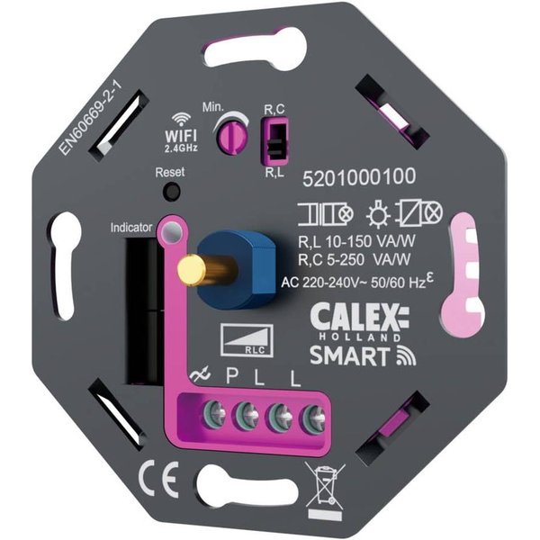 Calex Smart LED-Dimmer, Einbaumontage