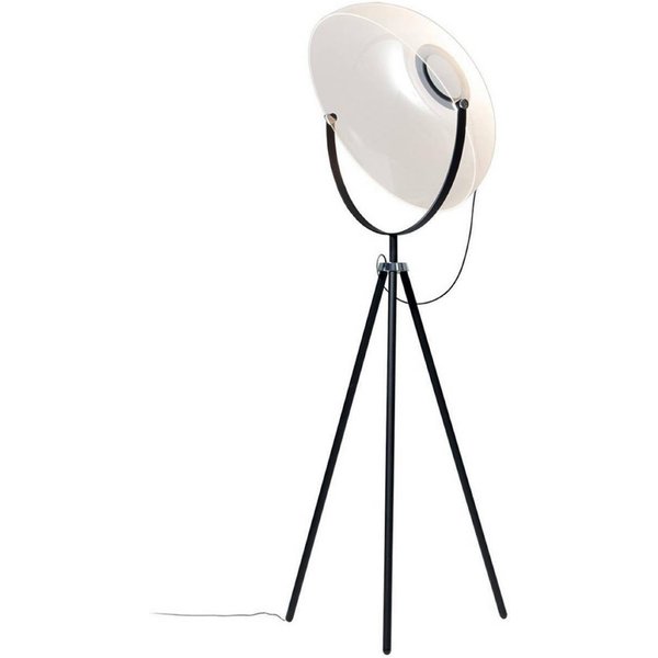 Stilnovo LED-Stehleuchte Demi Moon, schwarz, Höhe 196 cm